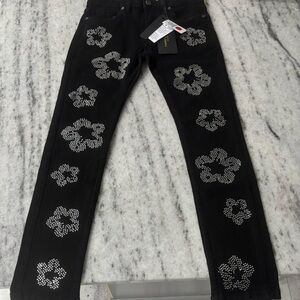 Black jeans boys super skinny